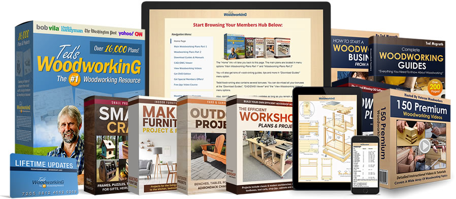 TedsWoodworking 16,000 woodworking plans by Ted McGrath